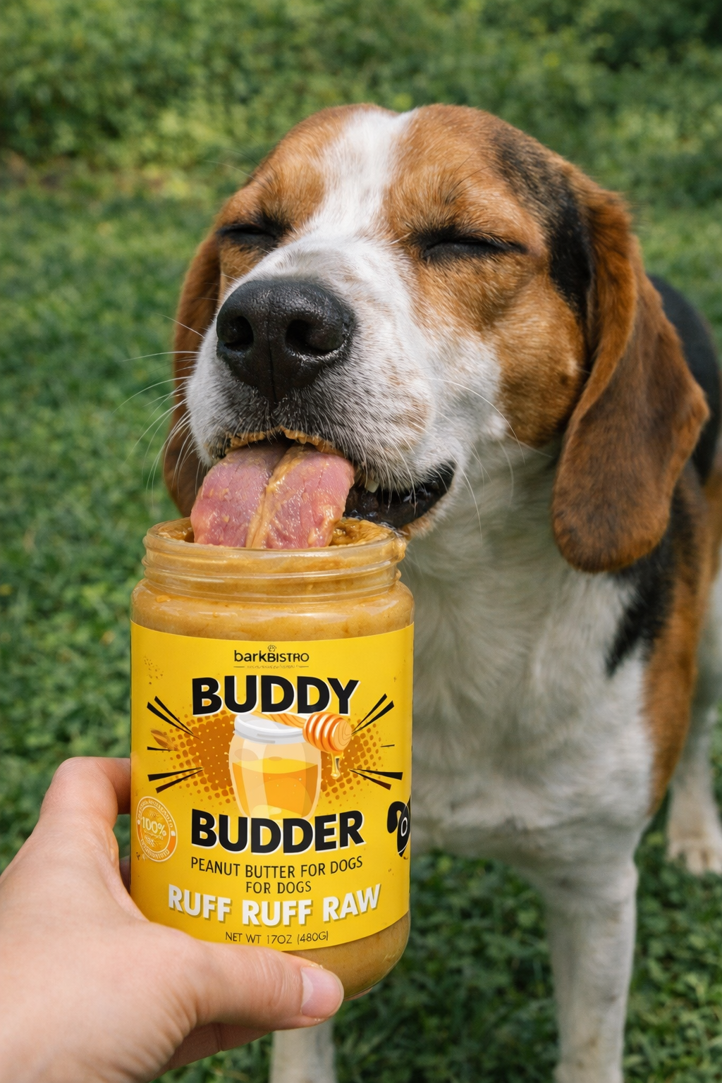 Buddy Budder – Natural Peanut Butter for Dogs (Ruff Ruff Raw) | Bark Bistro