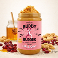 Cranberry Canine Buddy Budder – Joint Support Peanut Butter for Dogs (Buddy Booster Line)