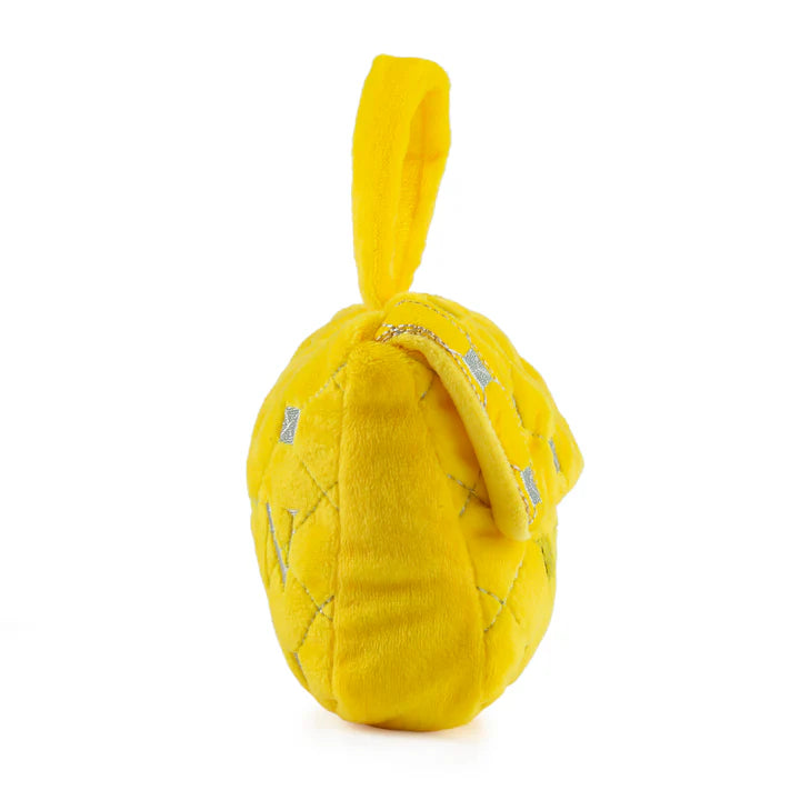 Wagentino Handbag Dog Toy – Luxury Designer Plush Toy with Squeaker