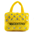 Wagentino Handbag Dog Toy – Luxury Designer Plush Toy with Squeaker