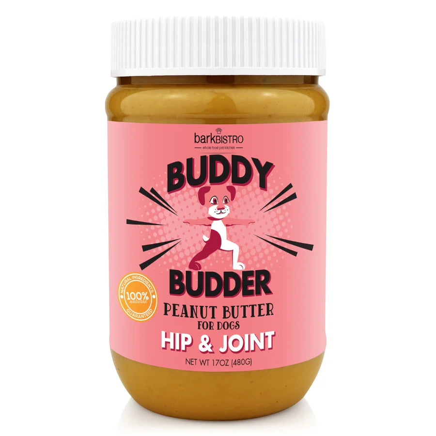 Cranberry Canine Buddy Budder – Joint Support Peanut Butter for Dogs (Buddy Booster Line)