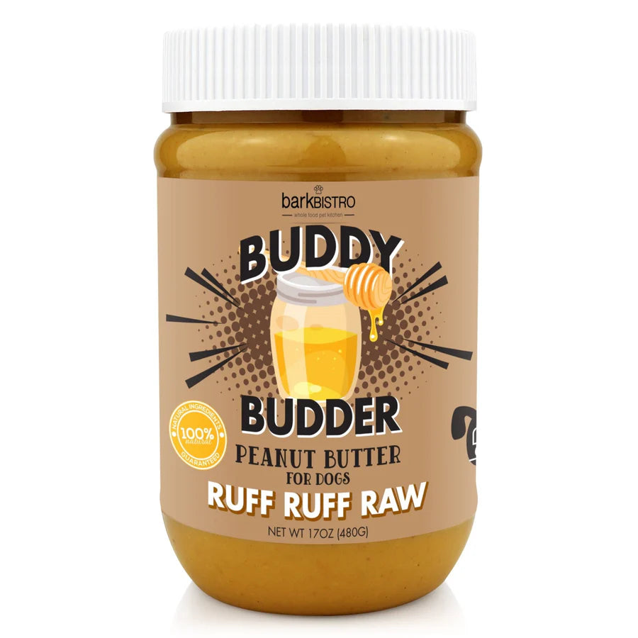 Buddy Budder – Natural Peanut Butter for Dogs (Ruff Ruff Raw) | Bark Bistro